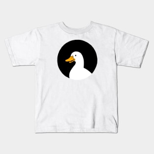 Duck in Circle Kids T-Shirt